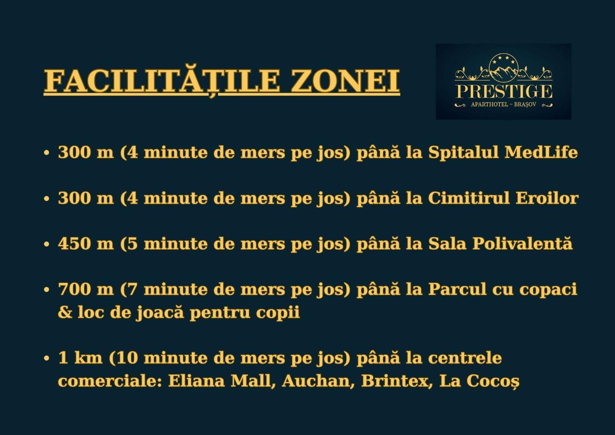 Prestige Aparthotel Brasov Luaran gambar